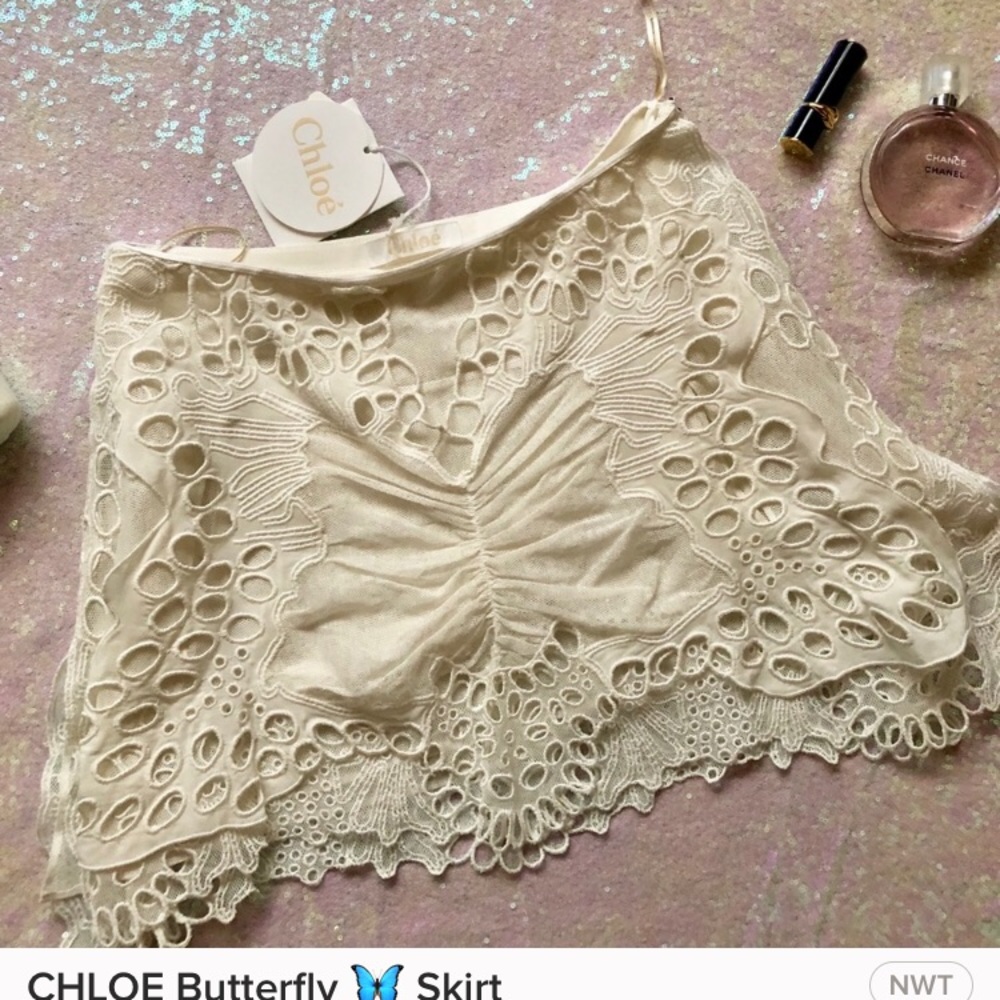 NWT Chloe Butterfly Skirt - Picture 9 of 9